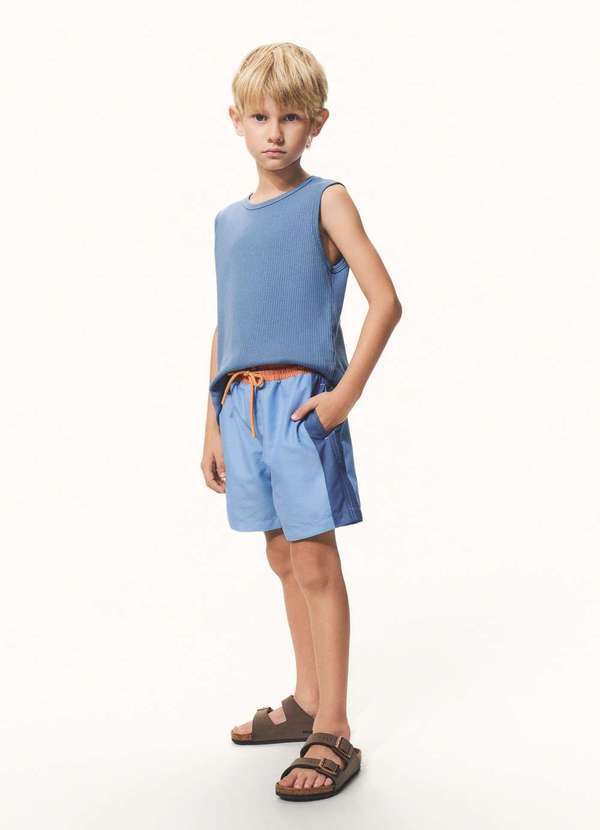 Hering - Bermuda de Banho Infantil Menino Colorida Azul 3