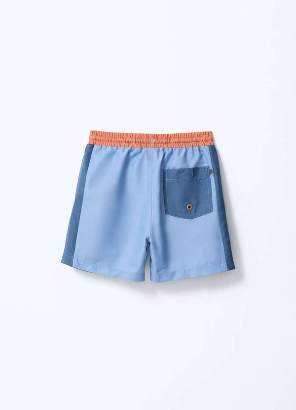 Hering - Bermuda de Banho Infantil Menino Colorida Azul 4
