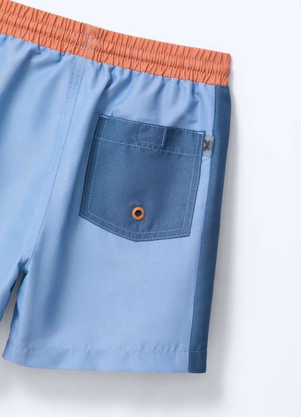 Hering - Bermuda de Banho Infantil Menino Colorida Azul 5