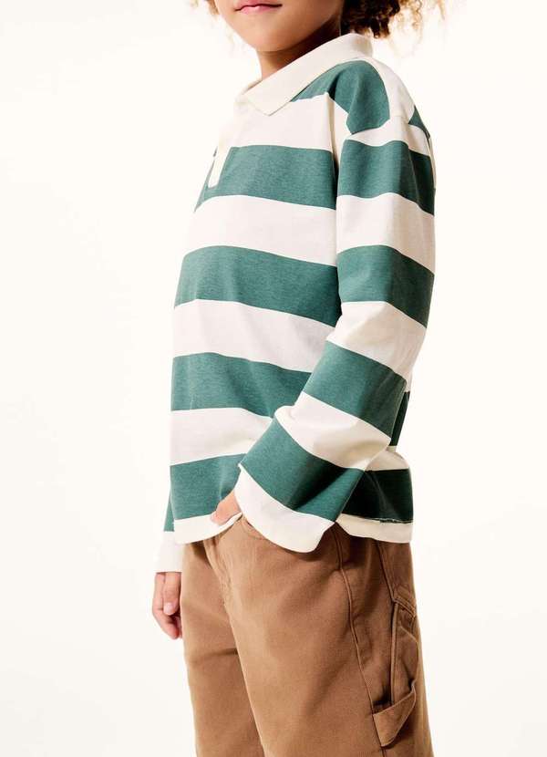 Hering - Bermuda Infantil Menino em Sarja Marrom 4