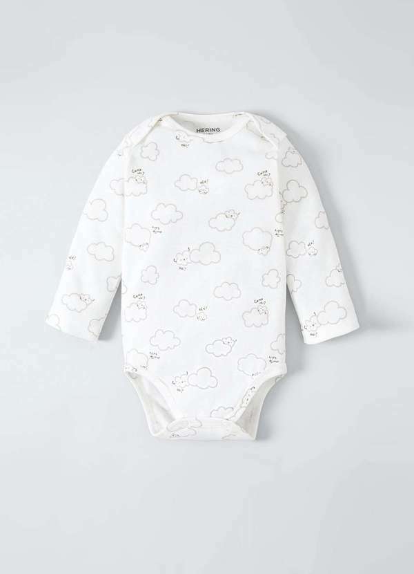 Hering - Body Bebe em Algodao Organico Branco