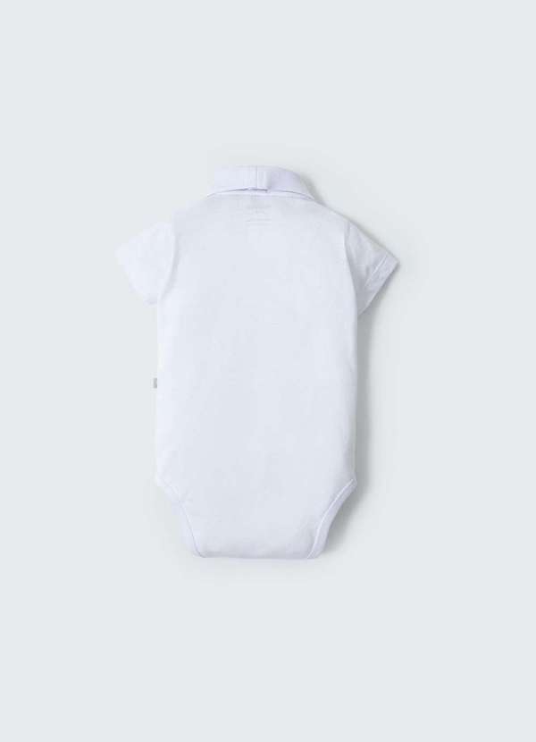 Hering - Body Polo Bebe Menino com Bolsinho Branco 8