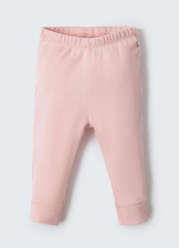 Hering - Calca Bebe Unissex em Ribana Rosa