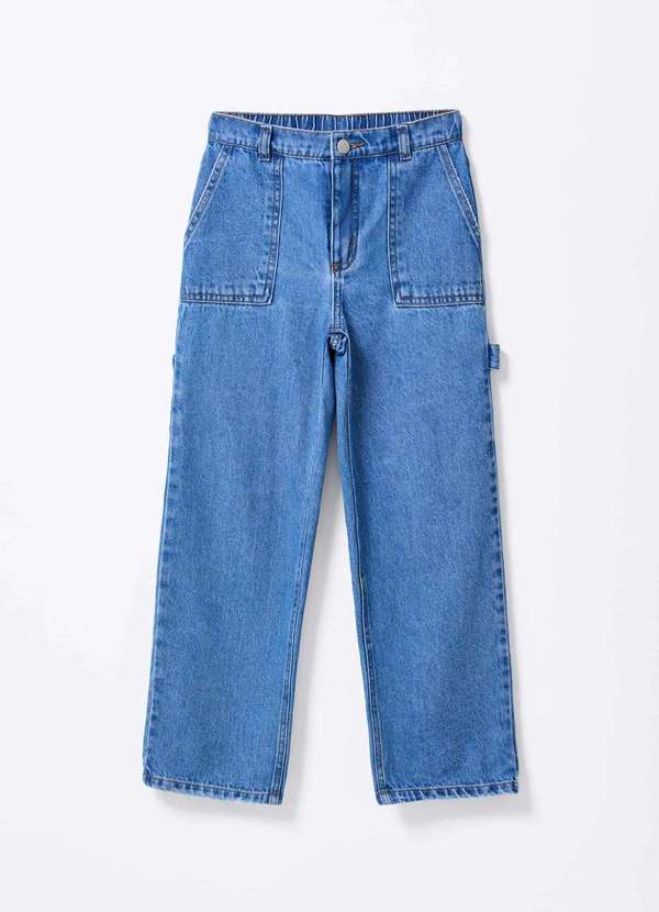 Hering - Calca Infantil Menino Jeans Reta Azul 2