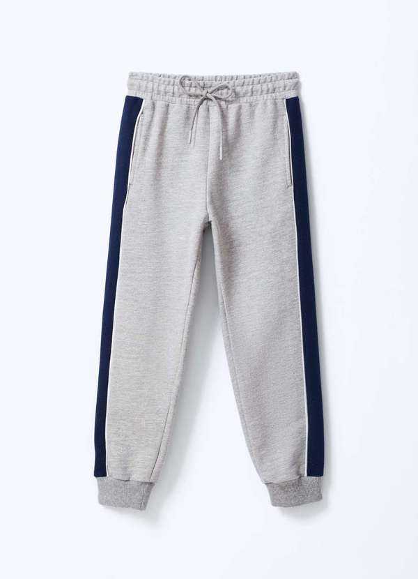 Hering - Calca Infantil Menino Moletom Jogger Cinza 2