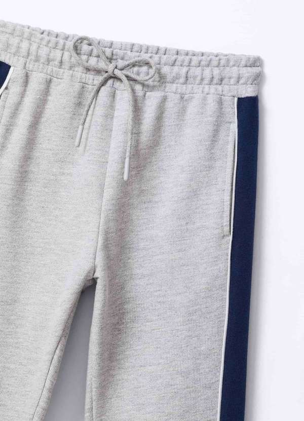 Hering - Calca Infantil Menino Moletom Jogger Cinza 5