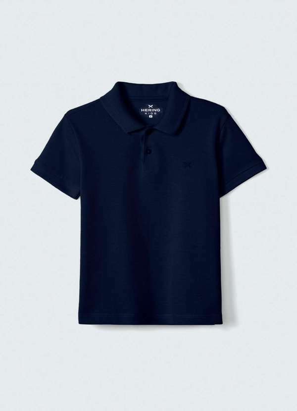 Hering - Camisa Basica Polo Infantil Menino Toddler Manga Curta Azul