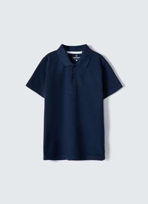 Hering - Camisa Polo Basica Infantil Menino Manga Curta em Piquet - HERING