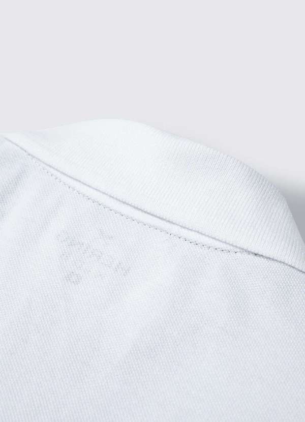 Hering - Camisa Polo Basica Infantil Menino Manga Curta em Piquet Branco 3