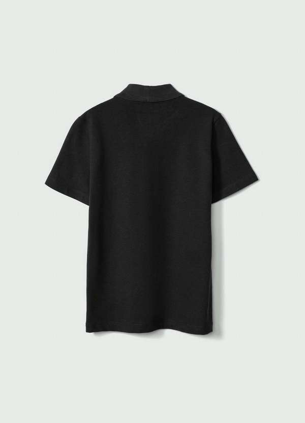 Hering - Camisa Polo Basica Infantil Menino Manga Curta em Piquet Preto 3