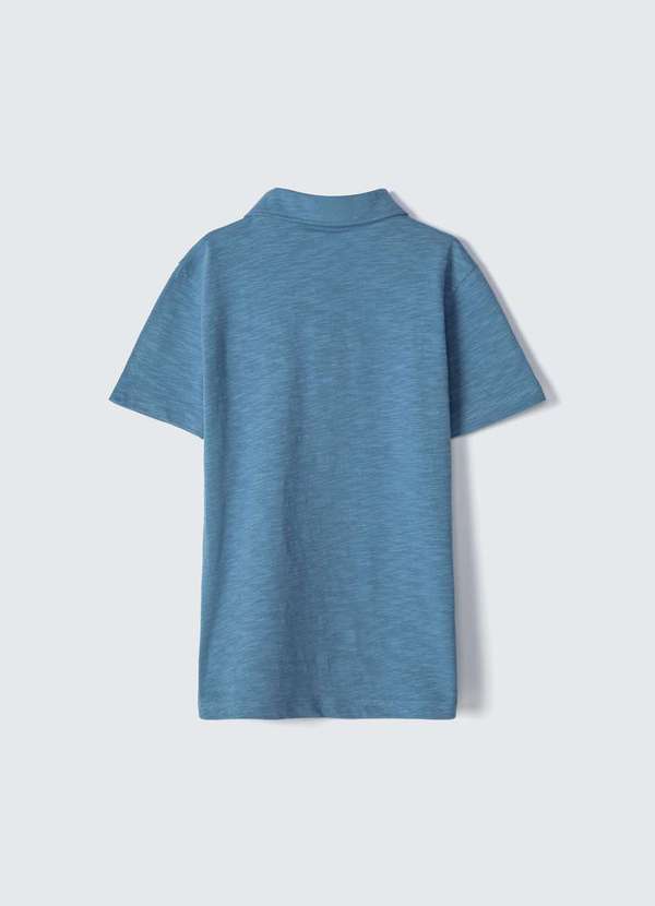 Hering - Polo Infantil Menino em Malha Flame Azul 3