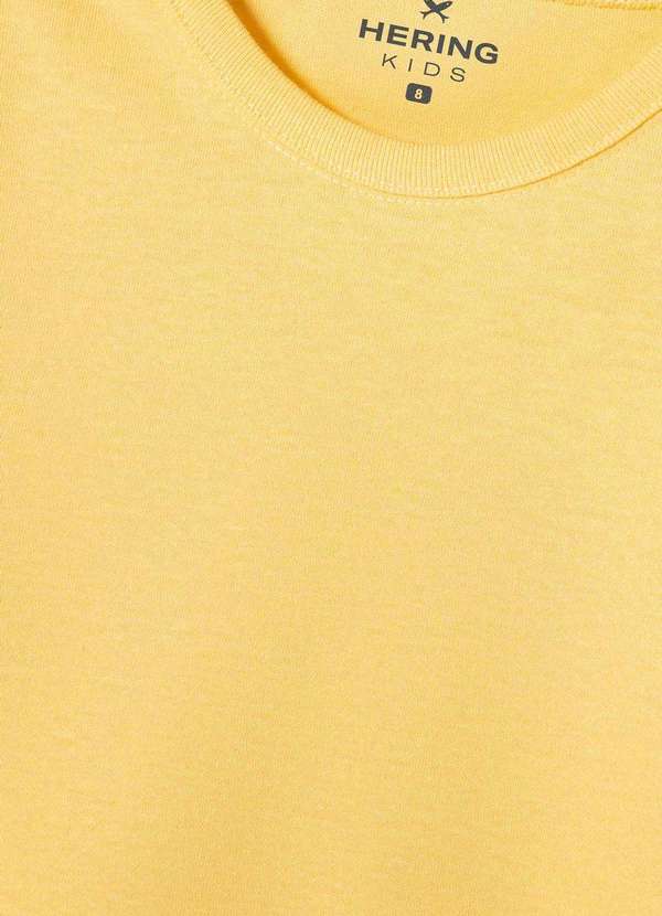 Hering - Camiseta Basica Infantil Menino Amarelo 2
