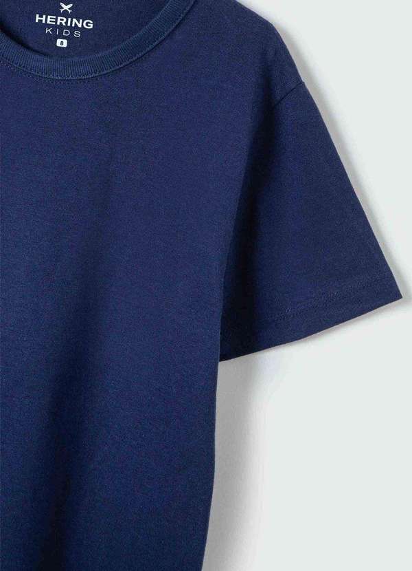 Hering - Camiseta Basica Infantil Menino Azul 2