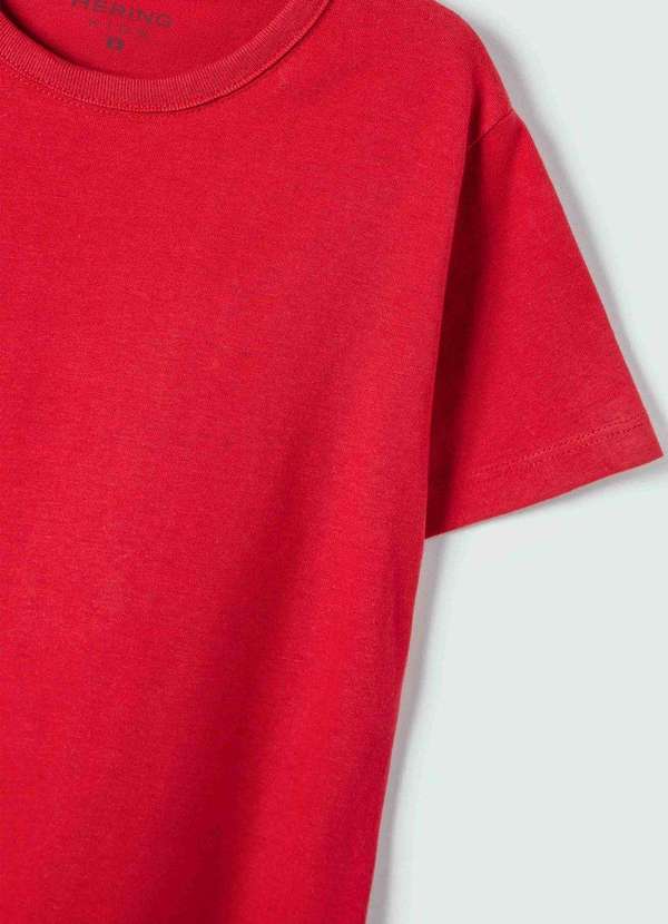 Hering - Camiseta Basica Infantil Menino Vermelho 3