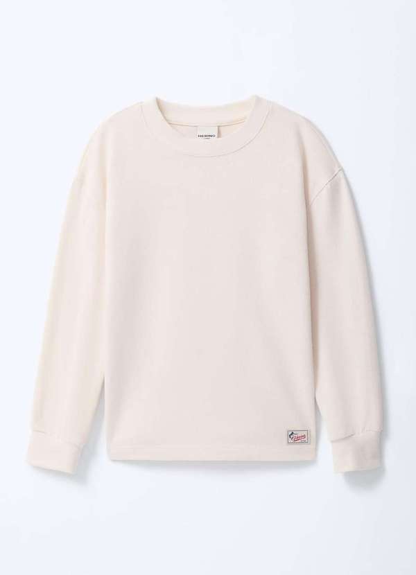 Hering - Camiseta Infantil Menino Comfort Malha Binada Branco 2