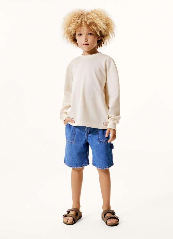 Hering - Camiseta Infantil Menino Comfort Malha Binada Branco 3