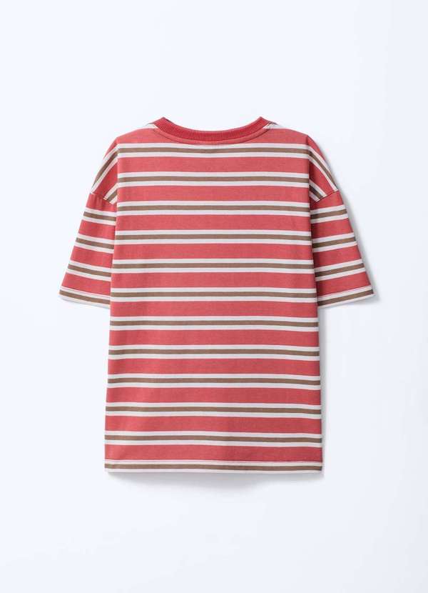 Hering - Camiseta Infantil Menino Oversized com Patch Vermelho 5