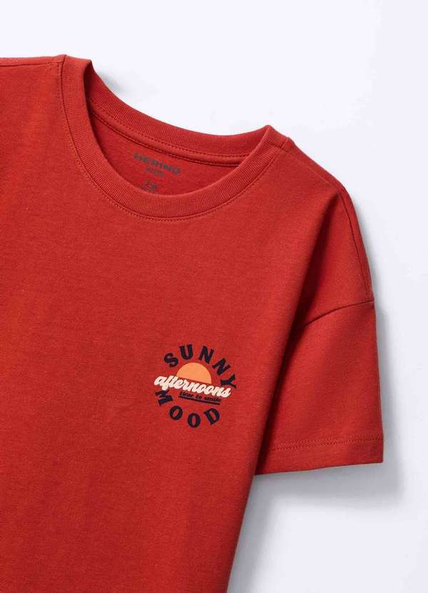 Hering - Conjunto Infantil Menino Estampado Vermelho 4