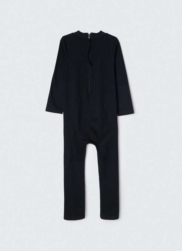 Hering - Macacao Longo Infantil Unissex Esqueleto Preto 9