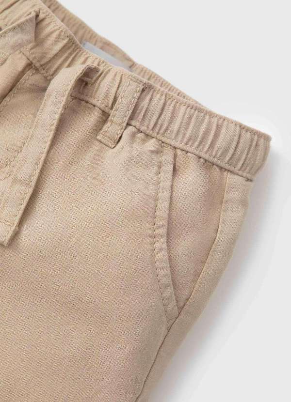 Hering - Shorts Infantil Menino Toddler com Linho Bege 2