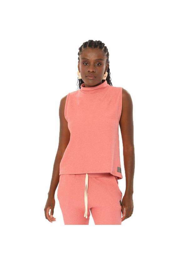 Brohood - Regata Gola Alta Brohood Moletom com Textura Coral Rosa