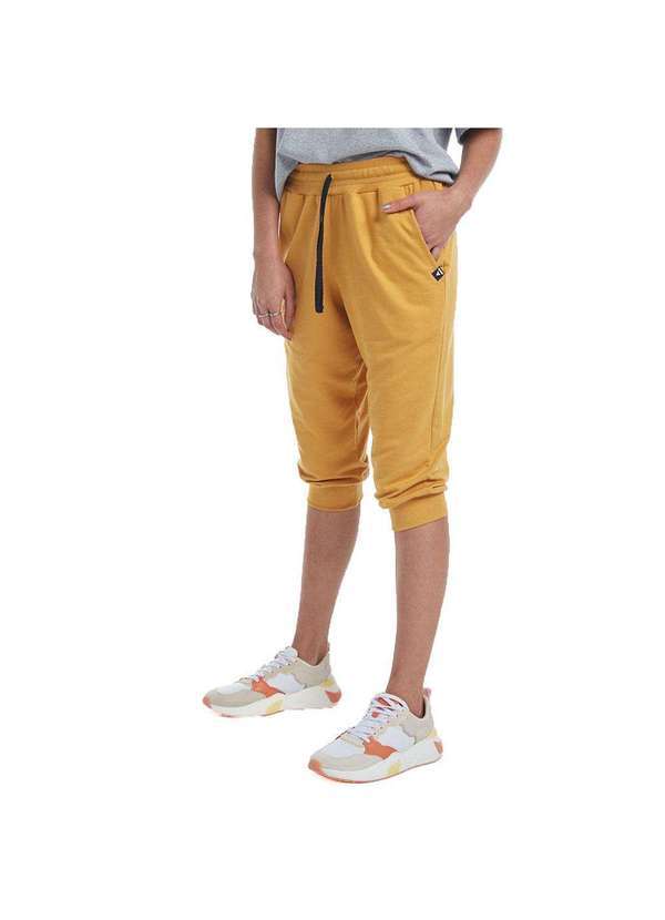Brohood - Bermuda Saruel Brohood Feminina Moletom Mostarda Amarelo