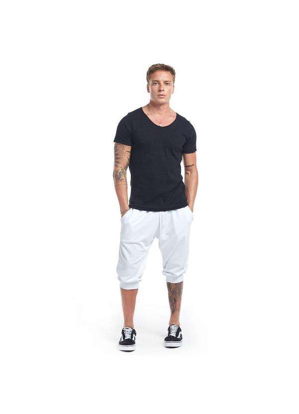 Brohood - Bermuda Saruel Brohood Masculino Moletom Branco Branco