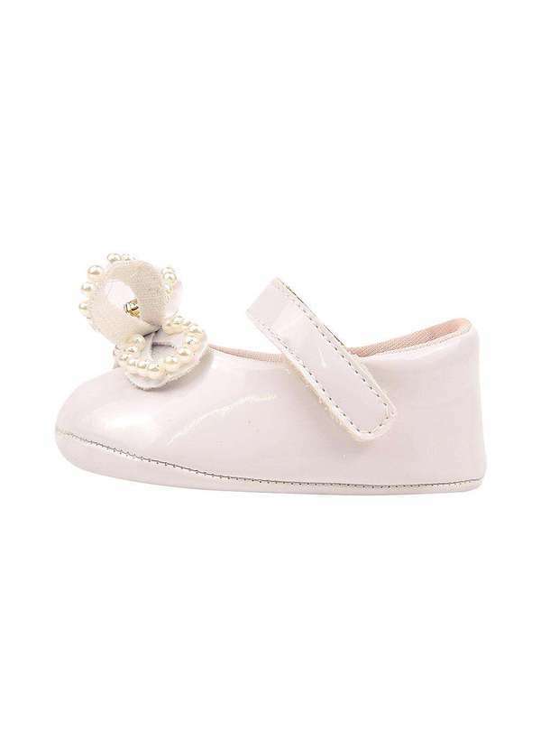 Dliká - Sapatilha Infantil Feminina Dlika Princesa Baby Branco