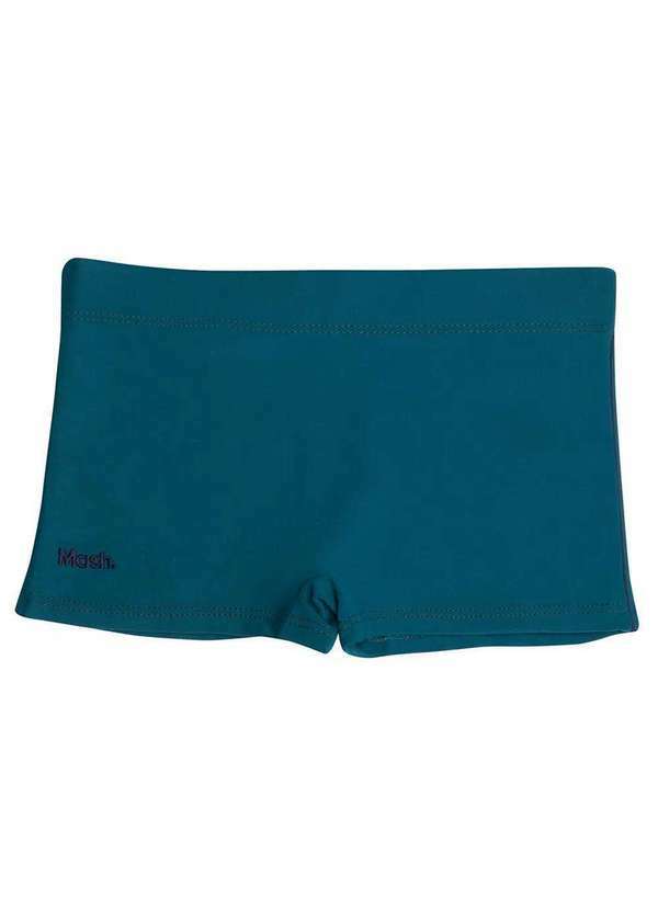 Mash - Sunga Mash Boxer Infantil Lisa Verde Petróleo