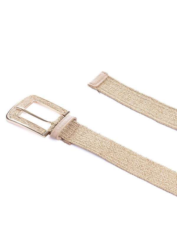 Pixolé - Cinto Elástico Feminino Pixolé Natural Bege 2