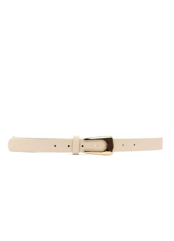 Pixolé - Cinto Feminino Pixolé Off White Bege