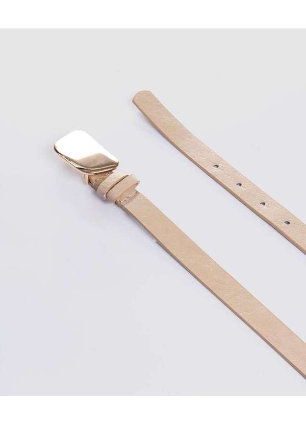 Pixolé - Cinto Fino Feminino Pixolé Nude Nude 2