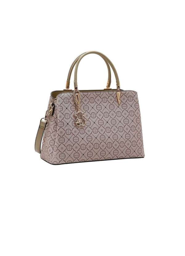 Pixolé - Bolsa Chenson Classic Cristal Estruturada Natural Bege
