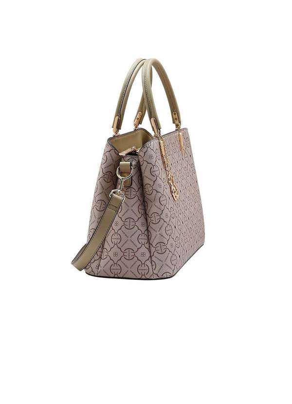 Pixolé - Bolsa Chenson Classic Cristal Estruturada Natural Bege 2