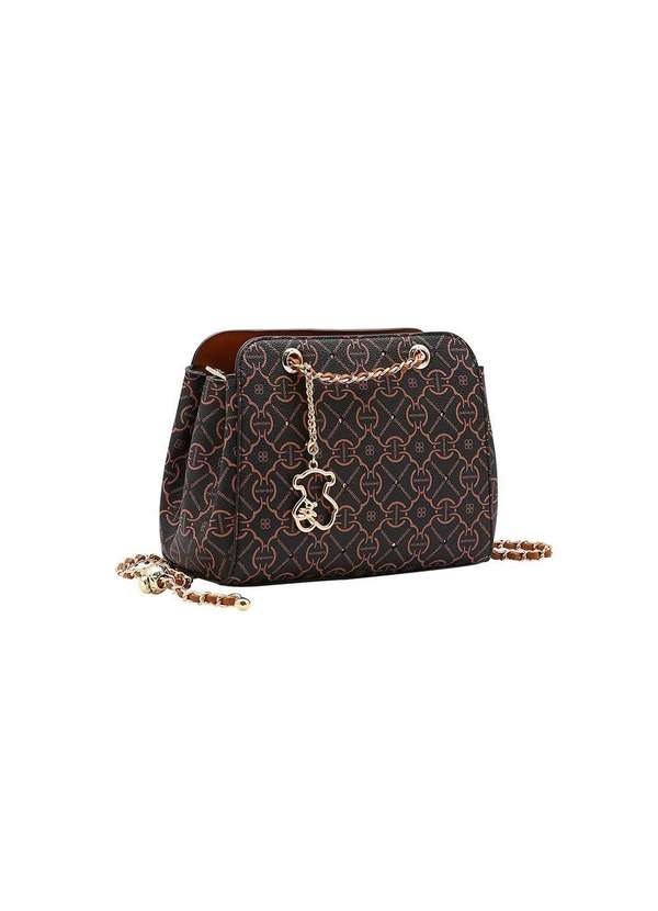 Pixolé - Bolsa Chenson Classic Cristal Ombro Cafe Marrom