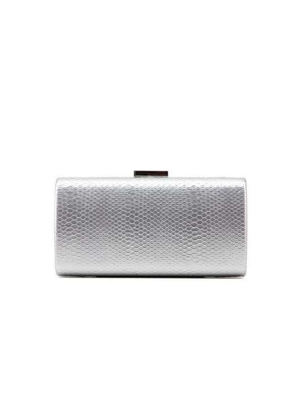 Pixolé - Bolsa de Festa Chenson de Mão 3182667 Prata Prata
