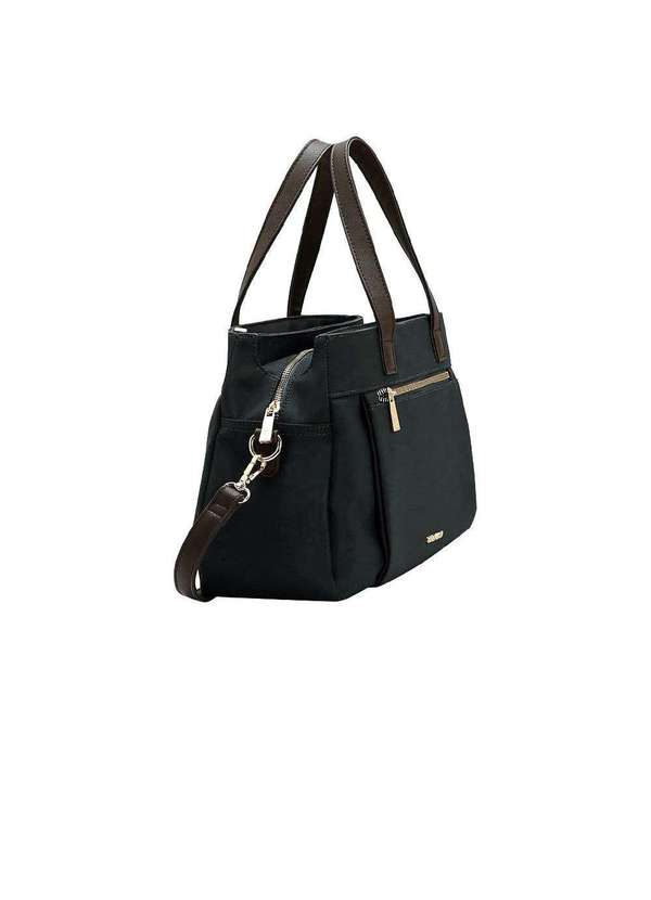 Pixolé - Bolsa de Mão e Transversal Chenson Microfiber Preto Preto 2