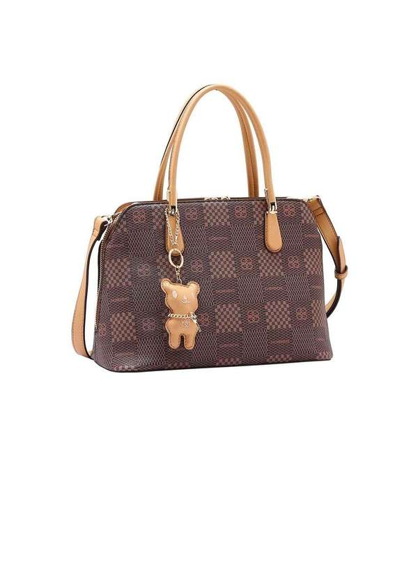 Pixolé - Bolsa de Mão Feminina Chenson Chaveiro Cafe Marrom