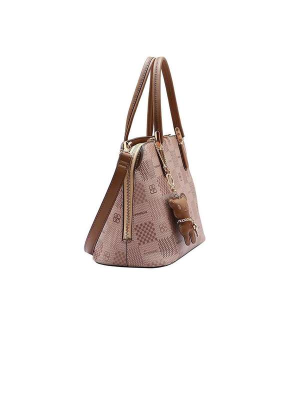 Pixolé - Bolsa de Mão Feminina Chenson Chaveiro Natural Bege 2