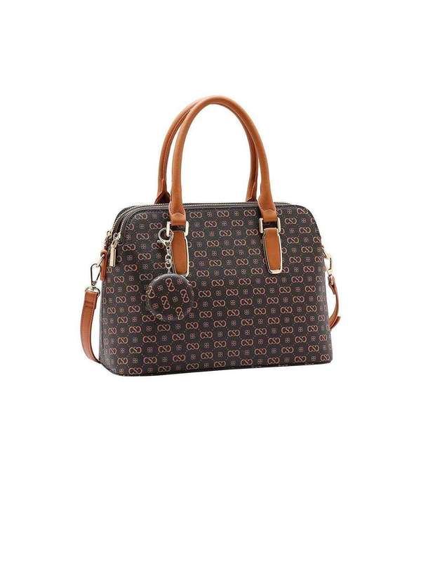 Pixolé - Bolsa de Mão Feminina Chenson Elegance Luxo Cafe Marrom