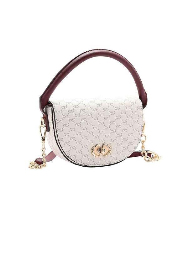 Pixolé - Bolsa de Mão Feminina Chenson Luxury Monograma Off White Bege