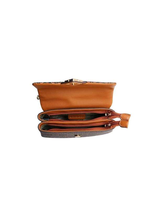 Pixolé - Bolsa Feminina Chenson Classic Cristal Cafe Marrom 3