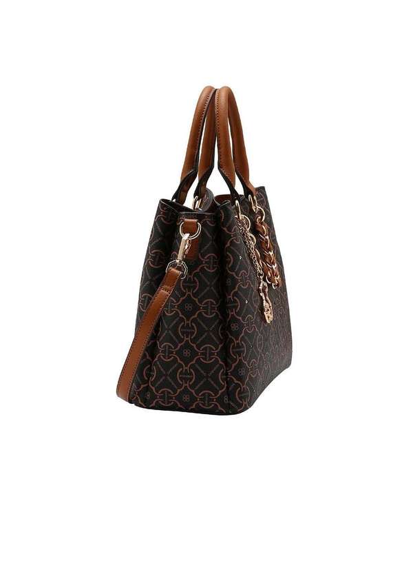 Pixolé - Bolsa Feminina Chenson Cristal Estruturada Cafe Marrom 2