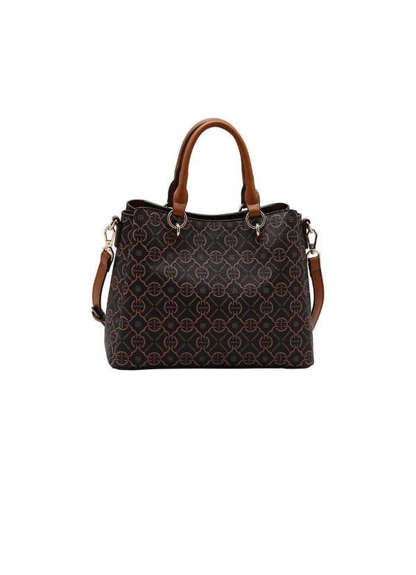Pixolé - Bolsa Feminina Chenson Cristal Estruturada Cafe Marrom 4