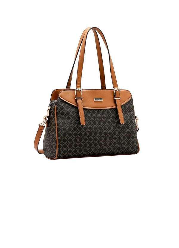 Pixolé - Bolsa Feminina Chenson Elemento Grafico 3484639 Café Marrom