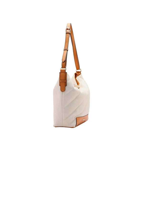 Pixolé - Bolsa Feminina Chenson Matelasse Diagonal 3484613 Off White Bege 2