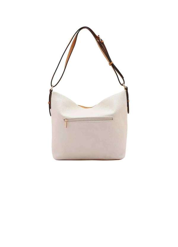 Pixolé - Bolsa Feminina Chenson Matelasse Diagonal 3484613 Off White Bege 3