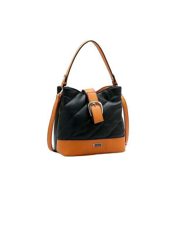 Pixolé - Bolsa Feminina Chenson Matelasse Diagonal 3484615 Preto Preto