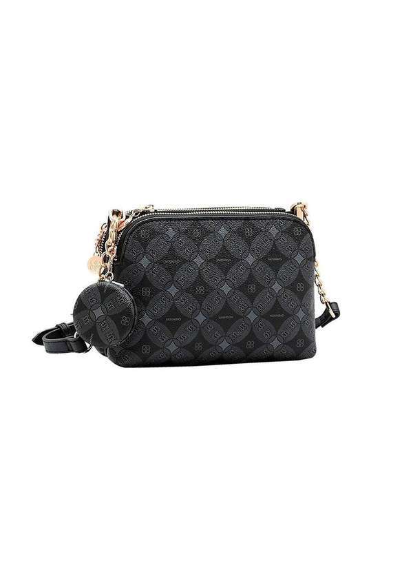 Pixolé - Bolsa Feminina Chenson Monograma Preto Preto