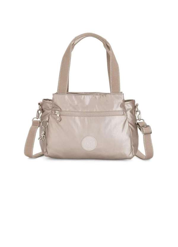 Kipling - Bolsa Feminina Kipling Elysia Metallic Glow Bege Bege